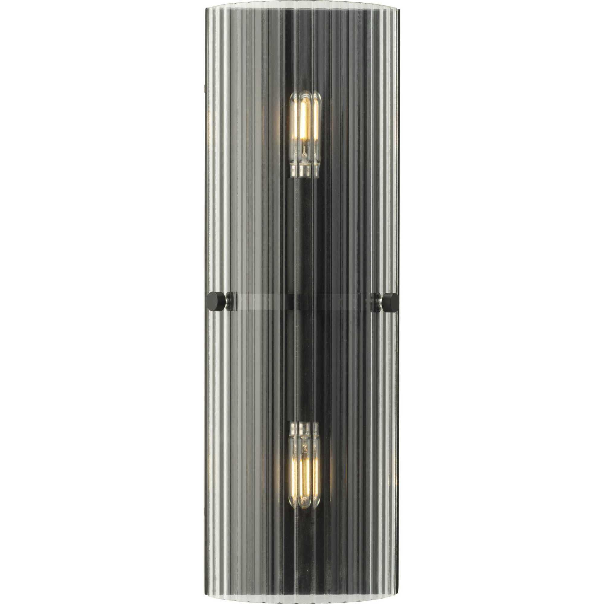 Seville 2 Light 3 inch Matte Black ADA Wall Sconce Wall Light, Design Series