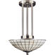 Springdale 2 Light 20 inch Satin Nickel Pendant Ceiling Light
