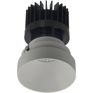 Iolite White with White Recessed Light in 3000K, 2500, Round Trimless Reflector