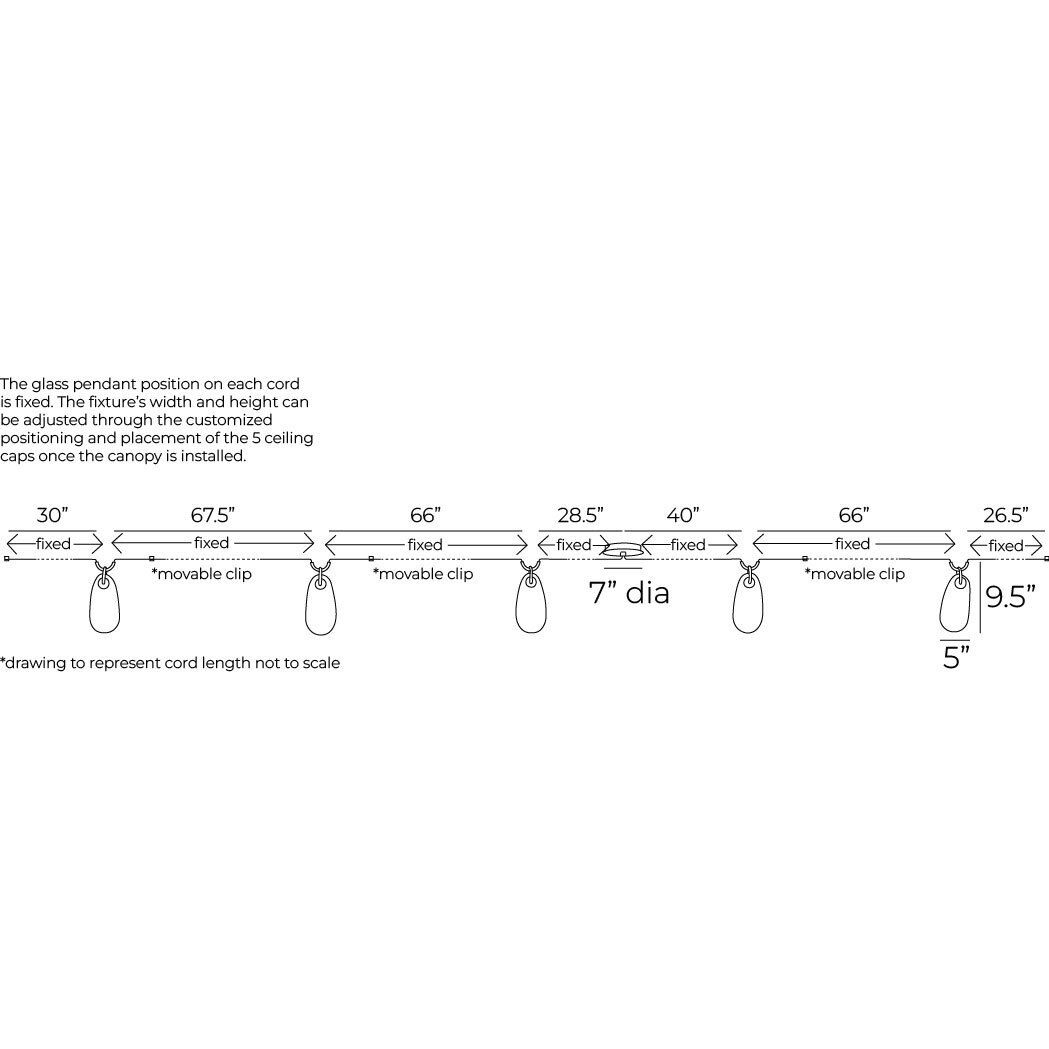 Melt 5 Light 82 inch Antique Brass Chandelier Ceiling Light