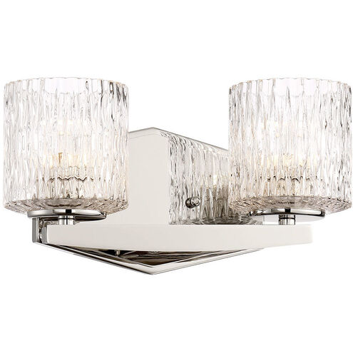 Maginot LED 11.5 inch Polished Nickel Bath Light Wall Light