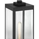 Westover 1 Light 16 inch Earth Black Outdoor Pier Lantern