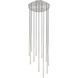 Forest LED 24 inch Brushed Nickel Chandelier Ceiling Light