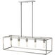 Cobar 5 Light 36 inch Satin Nickel Island Pendant Ceiling Light