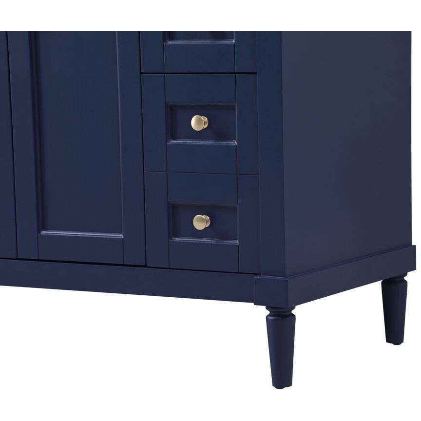 Bennett 48 X 21 X 35 inch Blue Vanity Sink Set in Included