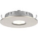 Superpuck Satin Nickel Recessed Puck Light