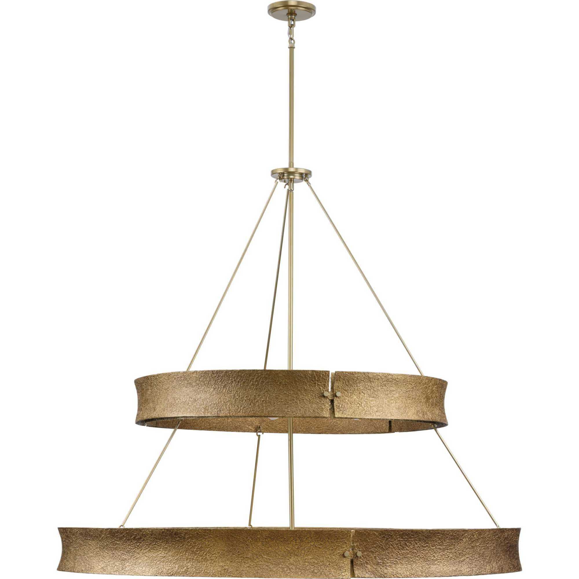 Lusail 13 Light 48 inch Soft Gold Chandelier Ceiling Light, Design Series