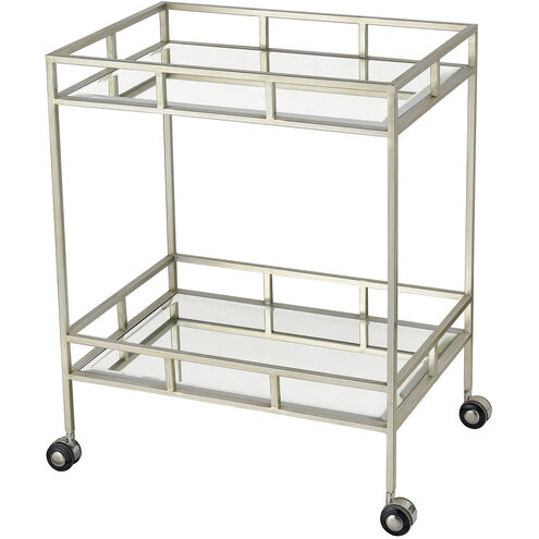 Gladewater Nickel Bar Cart