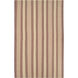 Farmhouse Stripes 66 X 42 inch Beige, Rose, Burgundy Rug