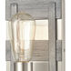 Brigantine 1 Light 5 inch Satin Nickel with Weathered Gray Vanity Light Wall Light