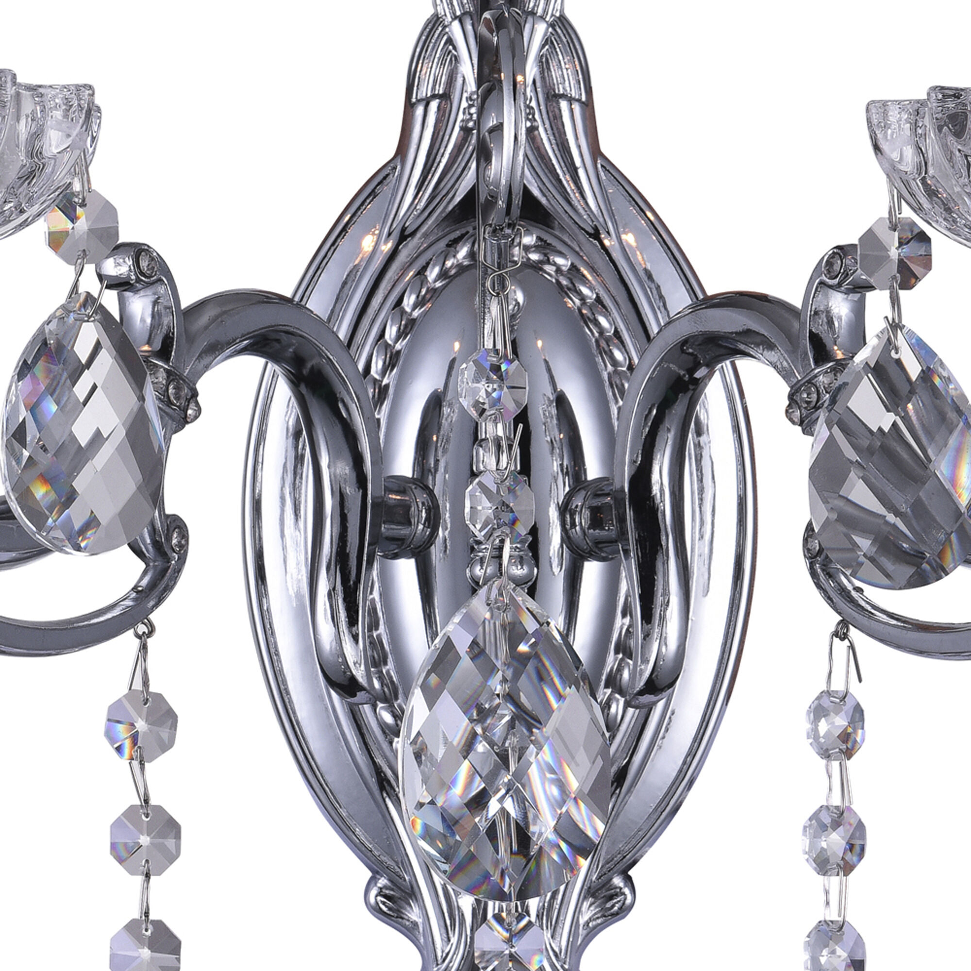 Flawless 2 Light 15 inch Chrome Wall Light