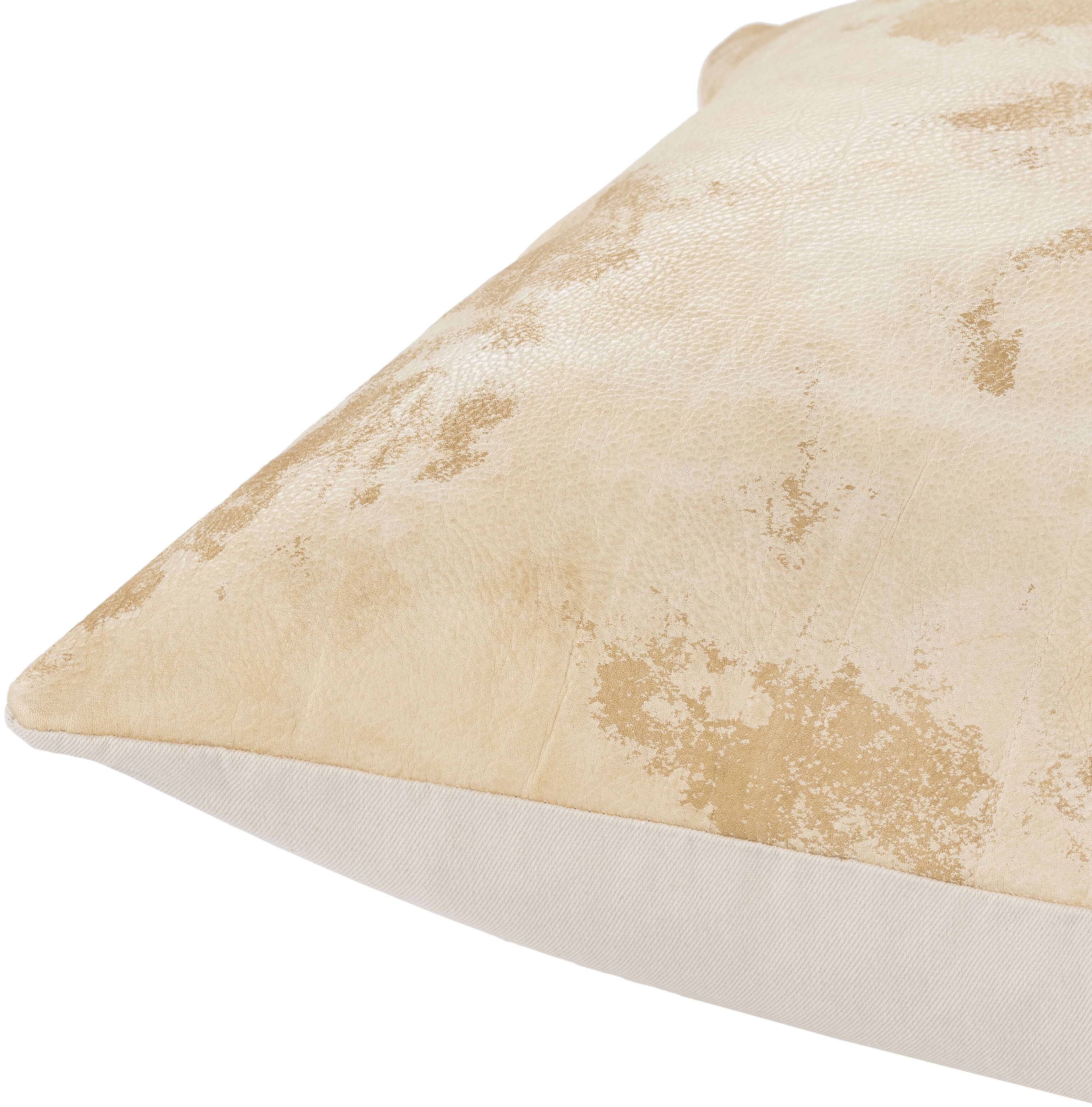 Kansas 20 X 20 inch Beige Pillow Kit, Square