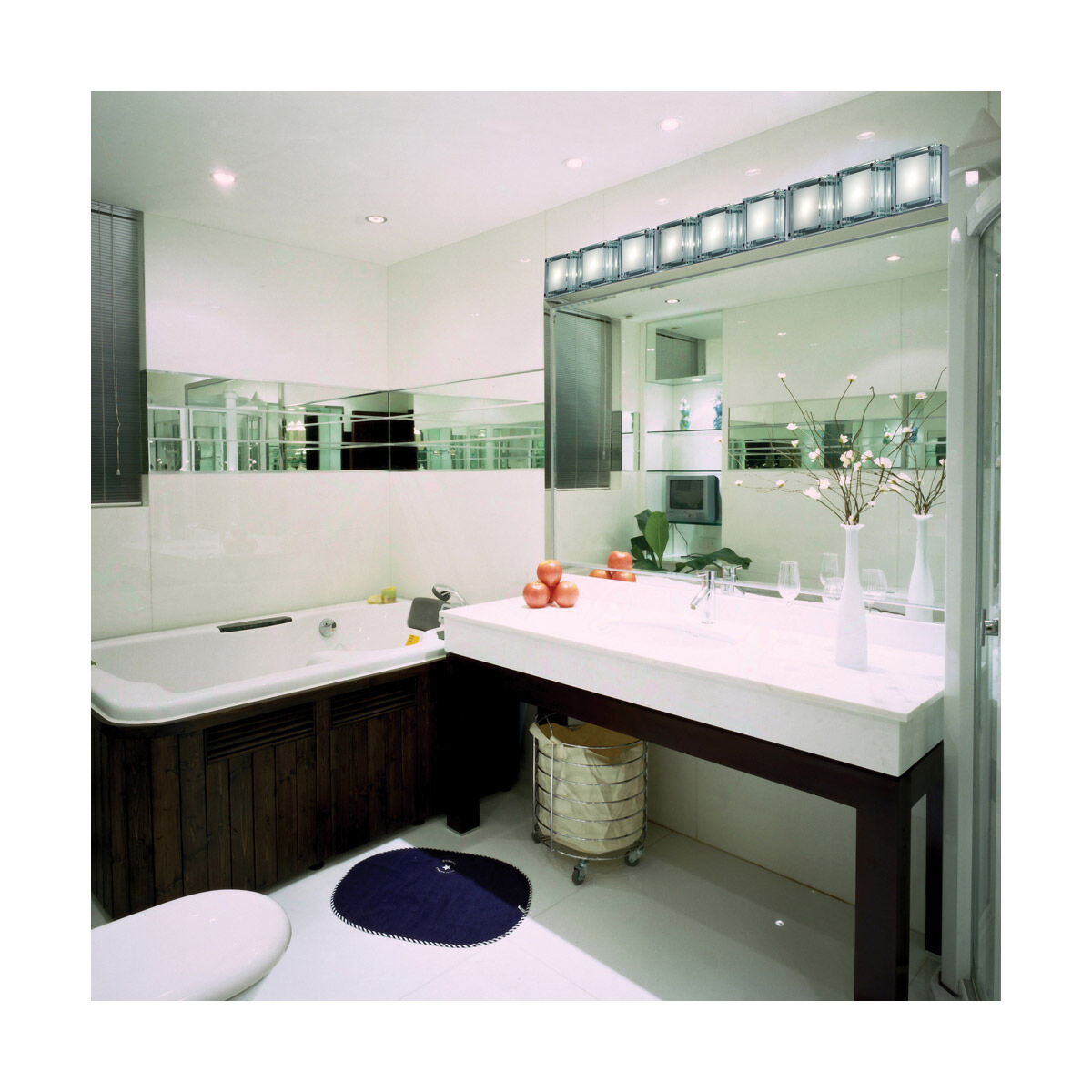 Quattro 2 Light 11 inch Chrome Wall Sconce Wall Light