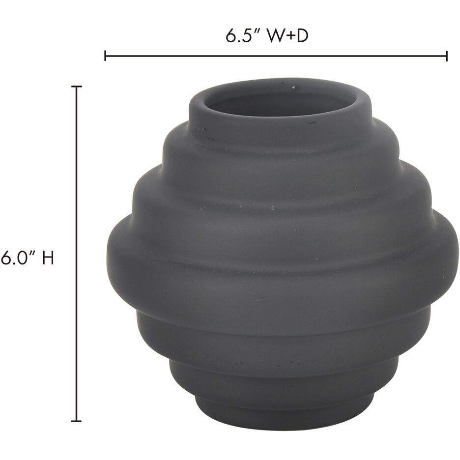 Mish 6 X 6 inch Vase in Black