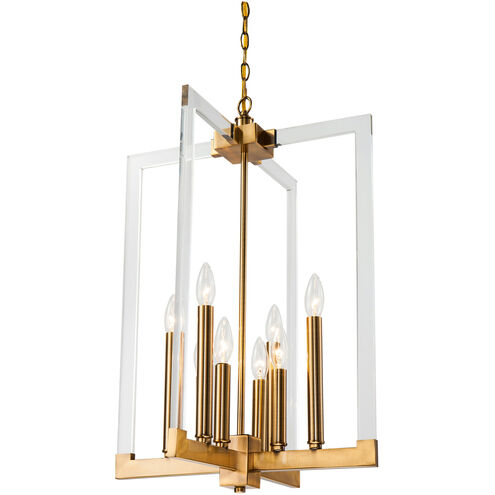 Canada 7 Light 18 inch Bronzed Chandelier Ceiling Light