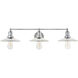 Waltz 3 Light 33 inch Chrome Wall Sconce Wall Light