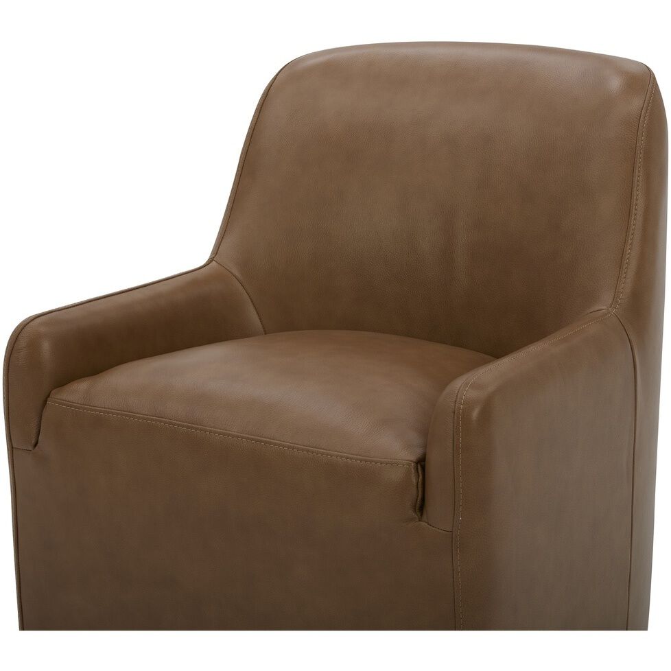 Maisie Tan Rolling Dining Chair