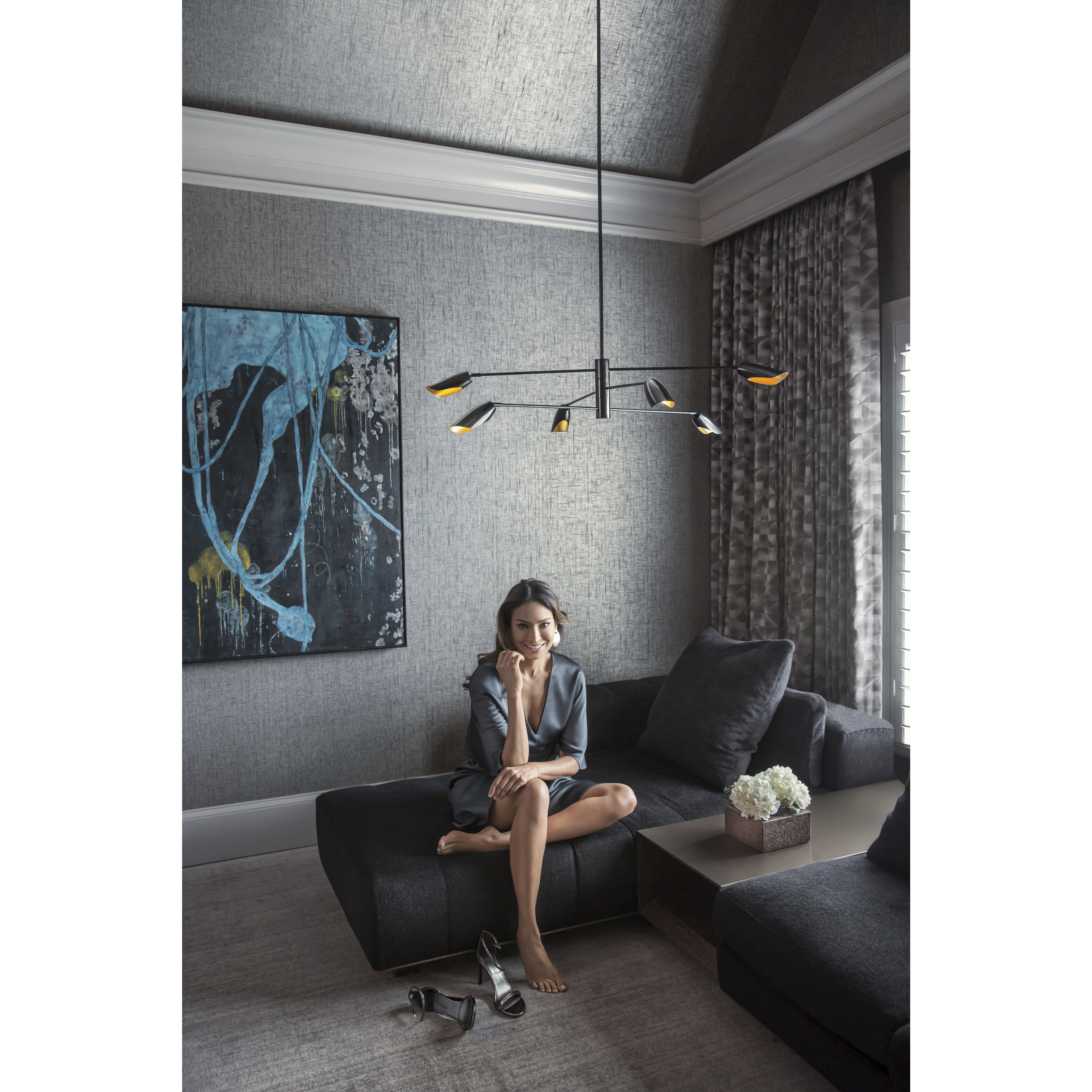 Fredrick Ramond FR35806BLK Bowery LED 50 inch Black Fredrick Ramond FR35806BLK Bowery LED 50 inch Black