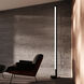 Keel 86.5 inch 28.00 watt Satin Black Floor Lamp Portable Light
