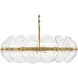 Lillia 6 Light 36.25 inch Heritage Brass Chandelier Ceiling Light