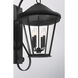 Outremont 4 Light 30.5 inch Sand Coal Black Outdoor Wall Lantern