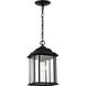 Kent 1 Light 8.38 inch Black Outdoor Pendant