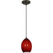 Brandy FireBird 1 Light 6.00 inch Pendant