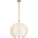 Lunaria 1 Light 24 inch Antique Brass Pendant Ceiling Light