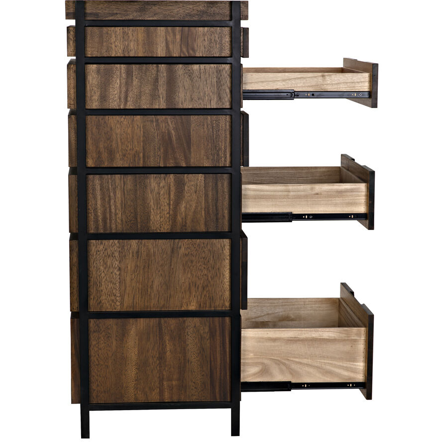 Seoul 26 X 24 inch Dark Walnut Consoles, Tallboy