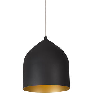 Helena LED 7.88 inch Black and Gold Pendant Ceiling Light