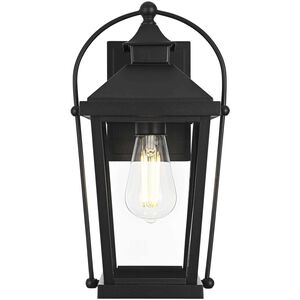 Luz 1 Light 14 inch Black Outdoor Wall Sconce