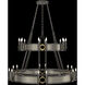 Mirage 24 Light 50 inch Black Chandelier Ceiling Light