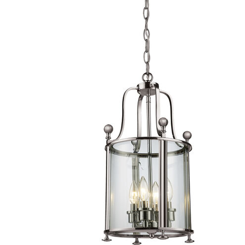 Wyndham 4 Light 11.5 inch Brushed Nickel Pendant Ceiling Light