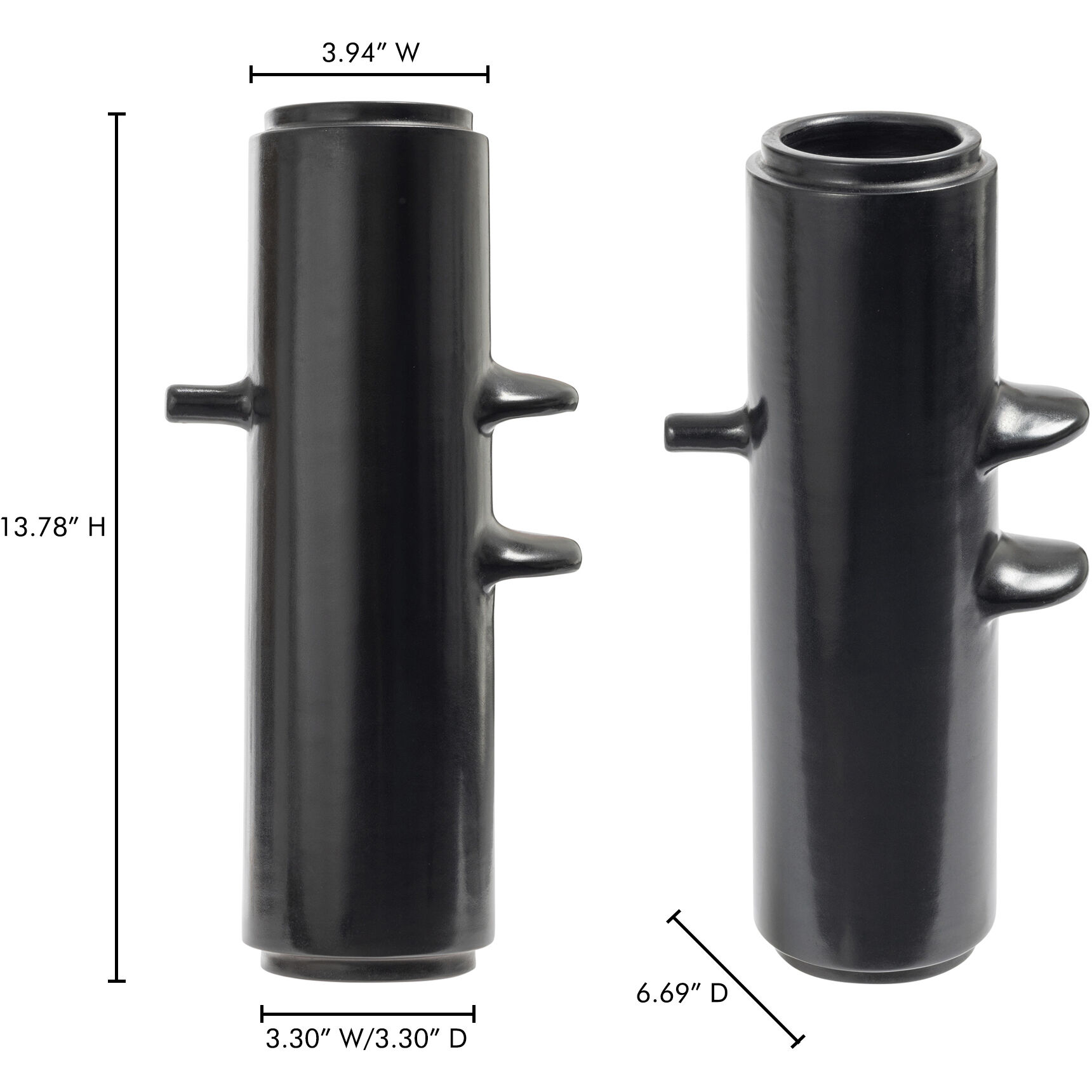 Ezra 13.78 X 3.94 inch Vase