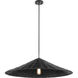 Bohemian 1 Light 35 inch Matte Black Pendant Ceiling Light