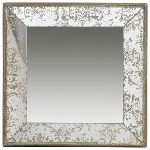 Dual-Purpose 20 X 20 inch Gold and Mirrored Mirror