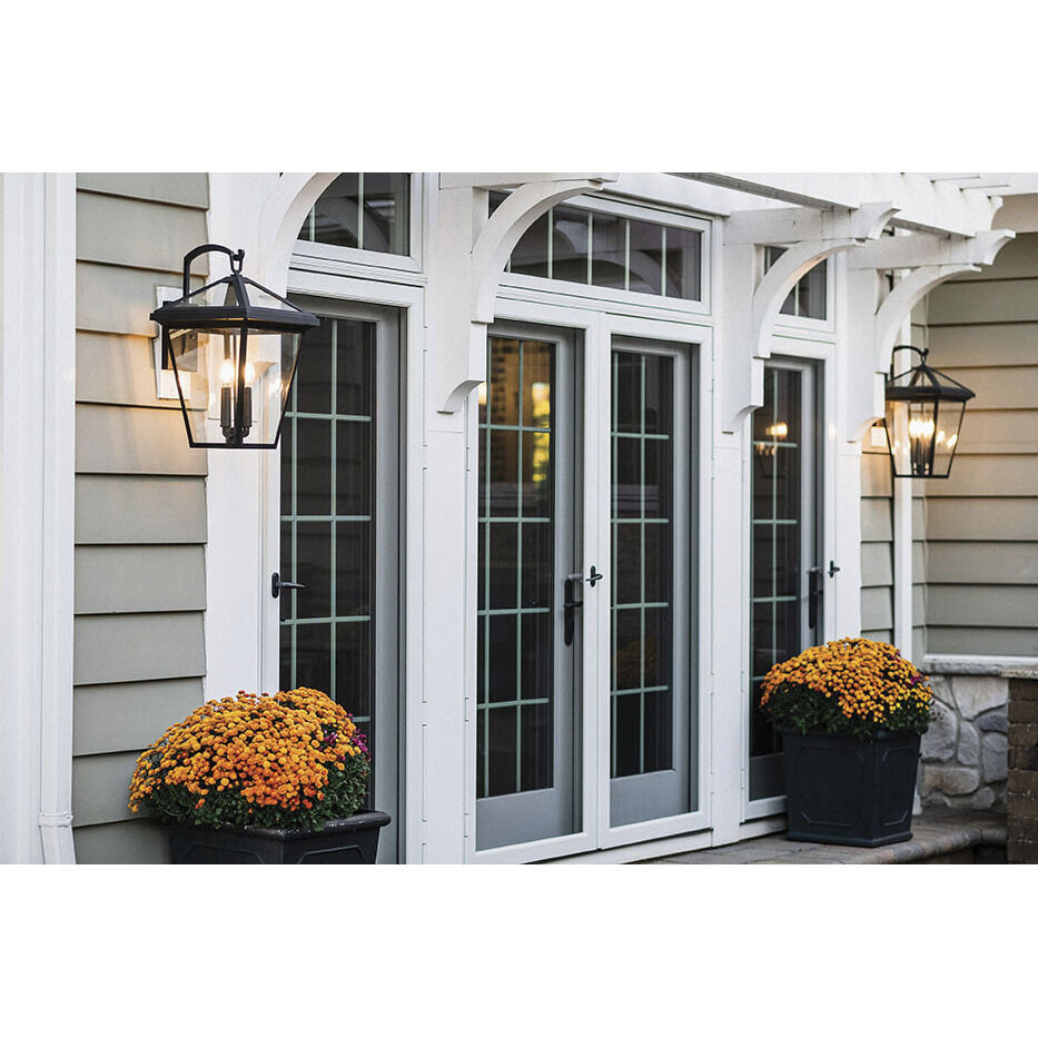 Estate Series Alford Place LED 24 inch Museum Black Outdoor Wall Mount Lantern, Large