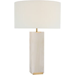 Ian K. Fowler Matero 28 inch 15.00 watt Alabaster Tall Table Lamp Portable Light