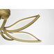 Papilio LED 21 inch Legacy Brass Flush Mount Ceiling Light