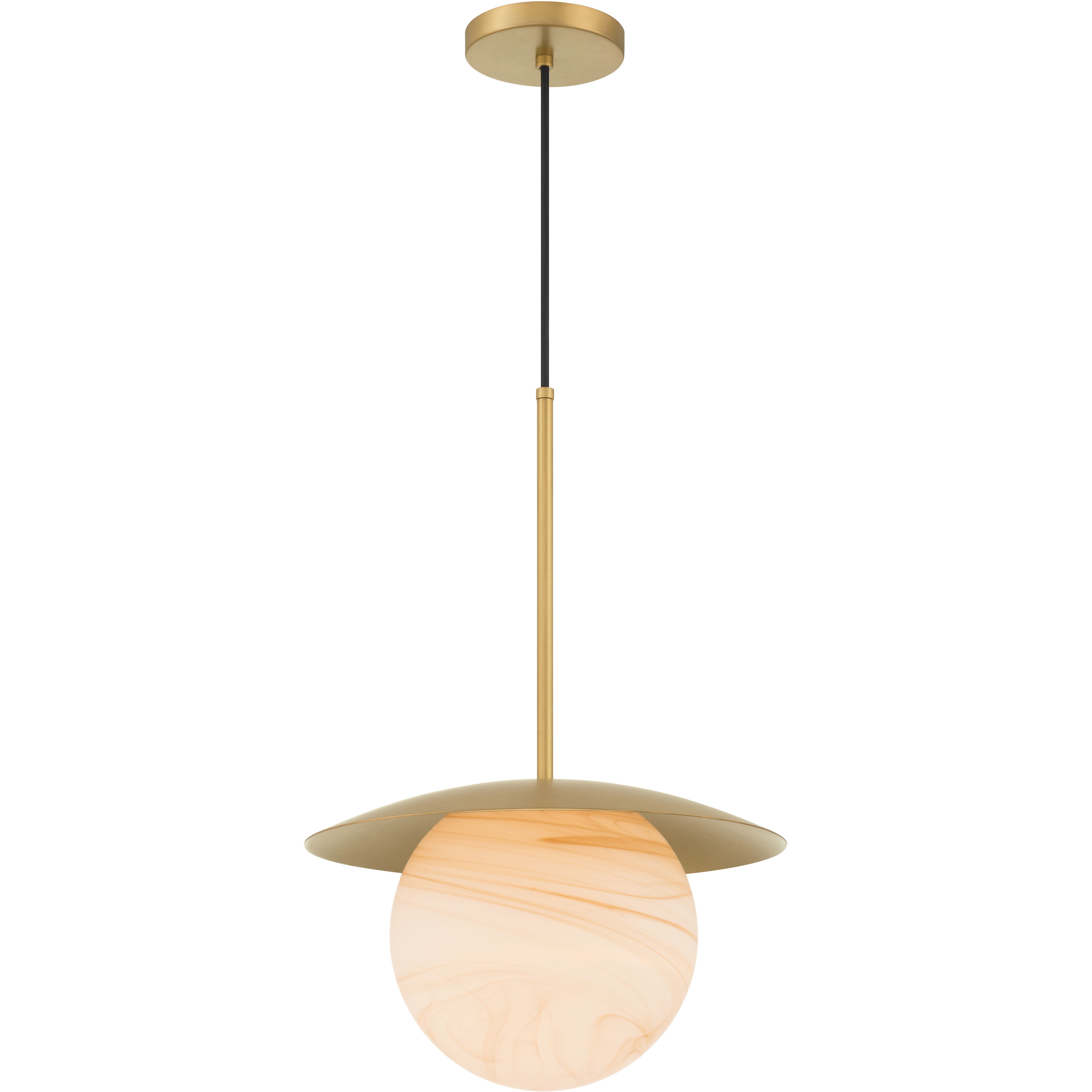 Olenne 1 Light 14 inch Legacy Brass Pendant Ceiling Light
