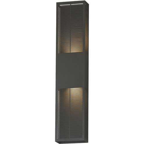 Grate LED 30 inch Architectural Bronze Outdoor Wall Mount