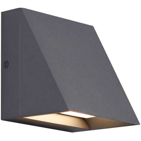 Sean Lavin Pitch LED 5 inch Charcoal Outdoor Wall Light in LED 80 CRI 3000K 277V, Integrated LED