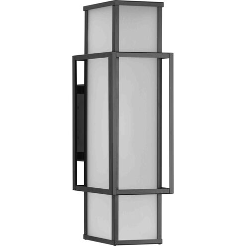 Unison 2 Light 24 inch Matte Black Outdoor Wall Lantern