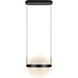 Pisces LED 11.88 inch Black Pendant Ceiling Light