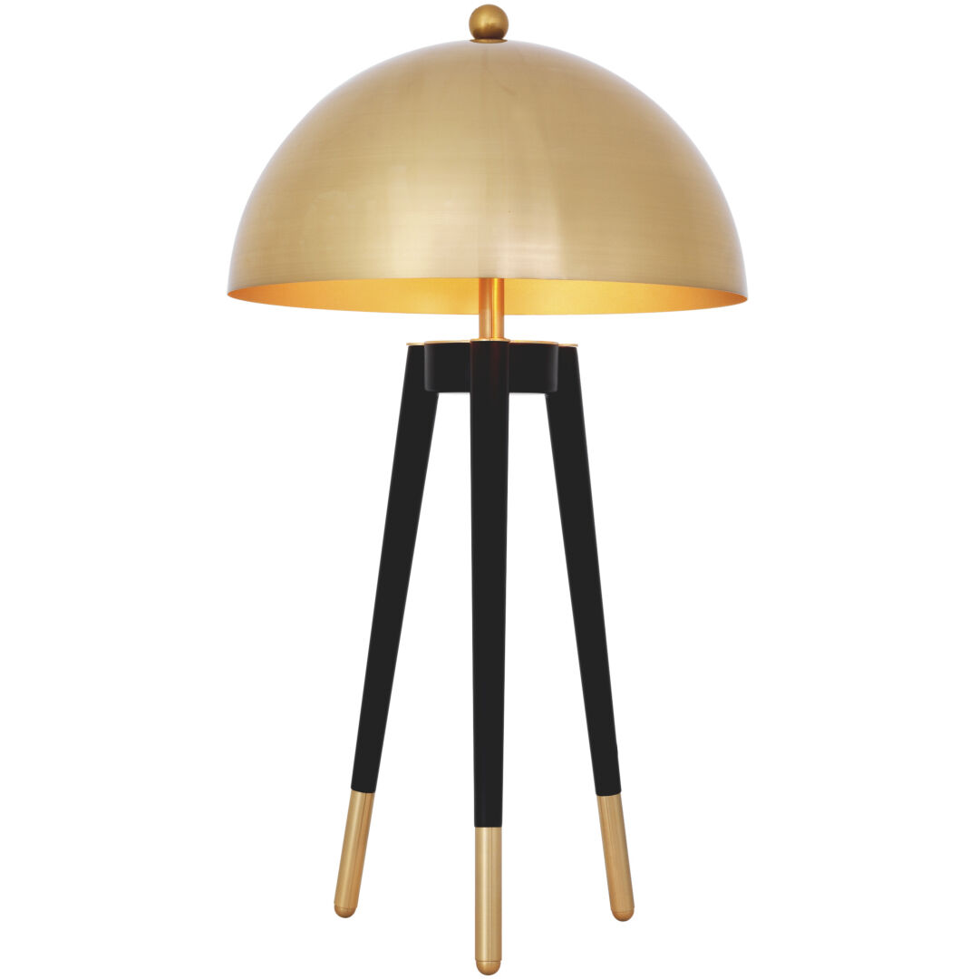 Coyote 27.17 inch 40 watt Gold with Black Legs Table Lamp Portable Light