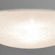 Sonya 13 1 Light 13 inch White Flush Mount Ceiling Light in Halogen, Glitter Glass