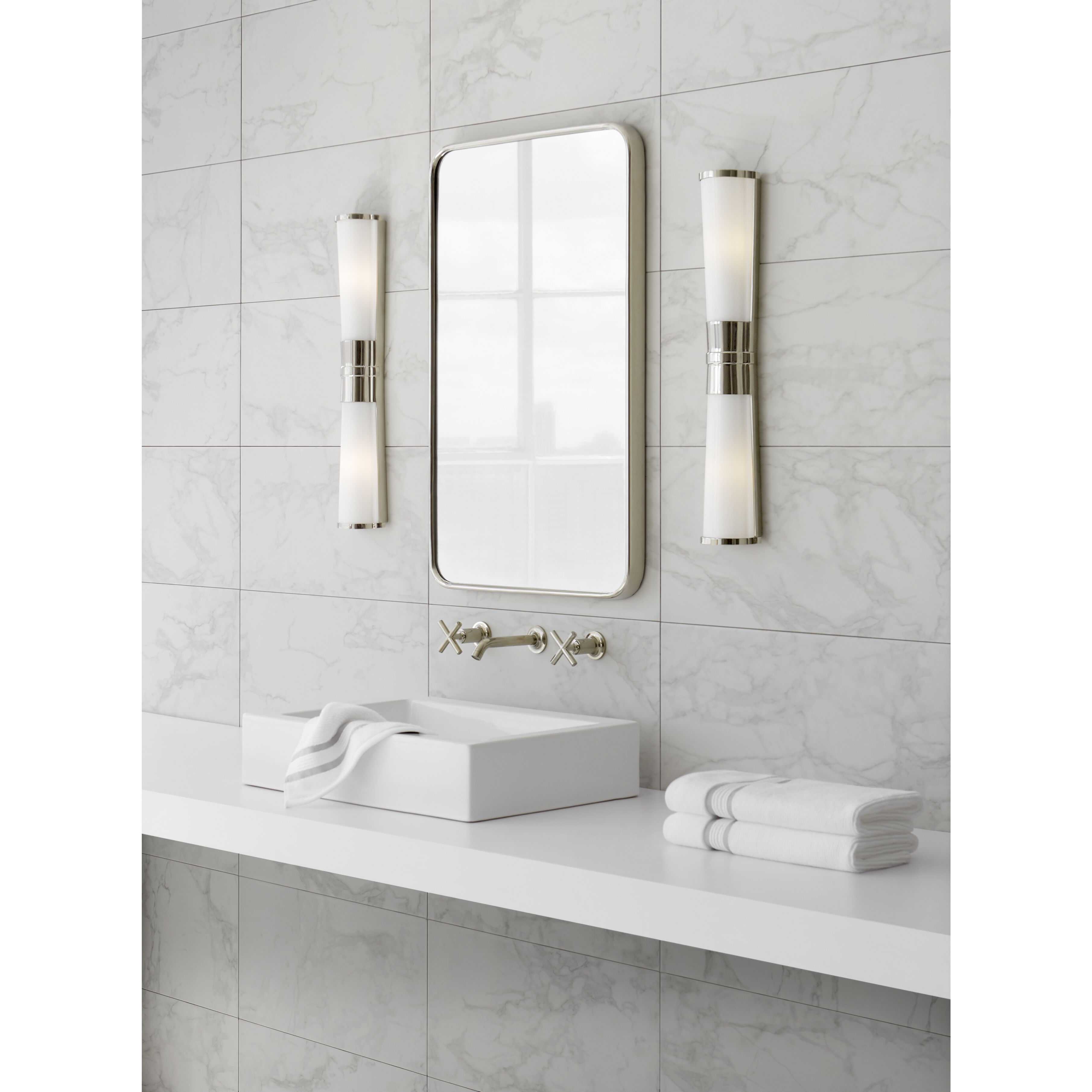Linear bath sconce online