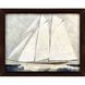 Setting Sail Blue and Brown and Beige and Neutral Framed Art