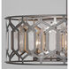 Hexly 6 Light 28 inch Bronze and Sultry Silver Pendant Ceiling Light