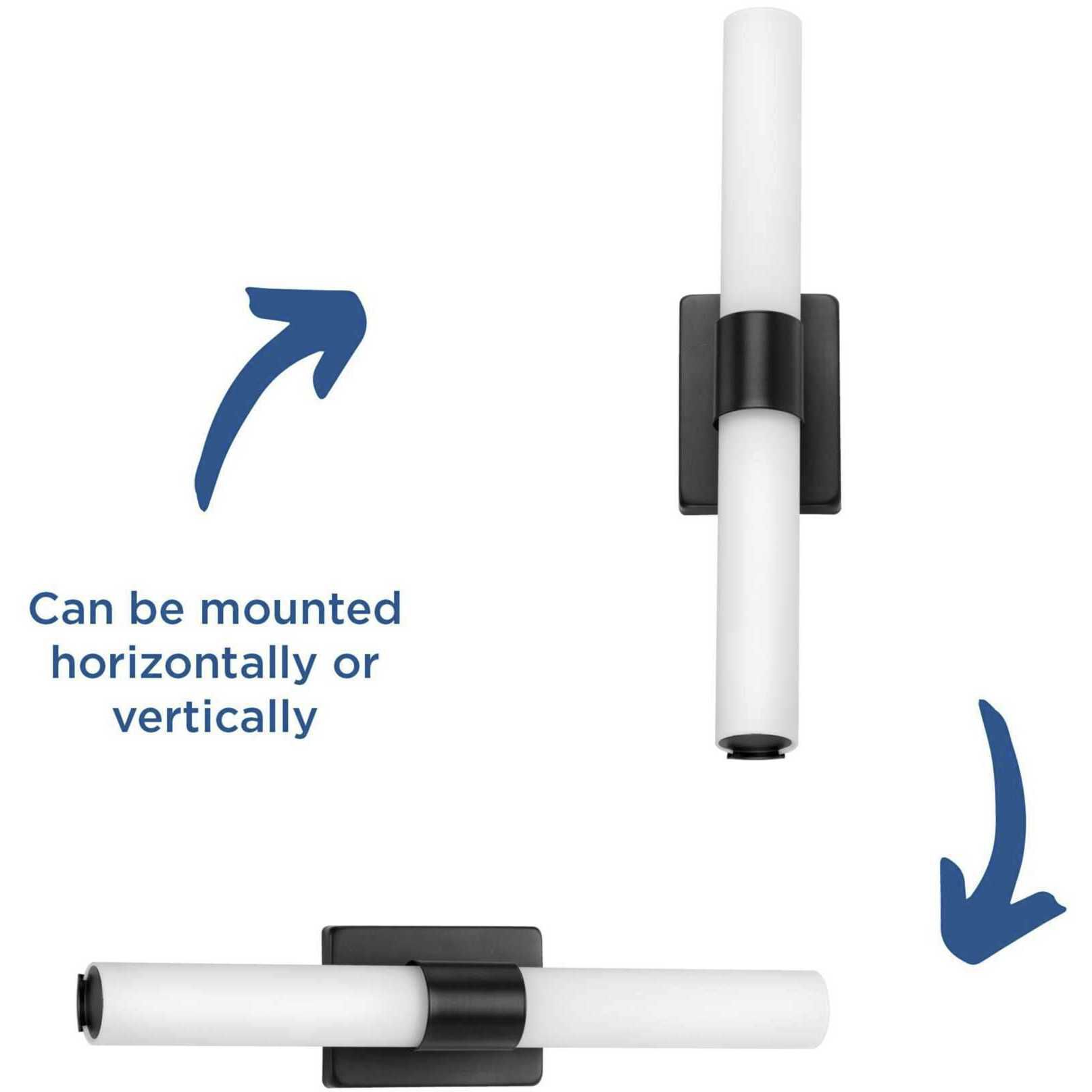 Blanco LED LED 22 inch Matte Black Linear Bath Wall Light, Progress LED